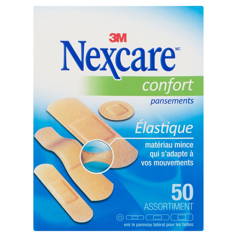 3M Nexcare Comfort Assorted Strip Bandages 50 Count - Voilà Online ...