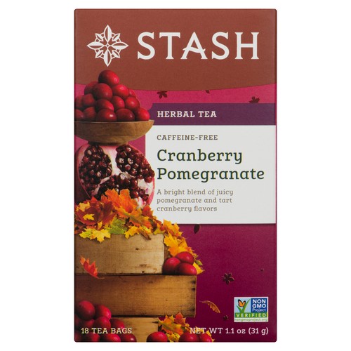 Stash Caffeine-Free Herbal Tea Cranberry Pomegranate 18 EA