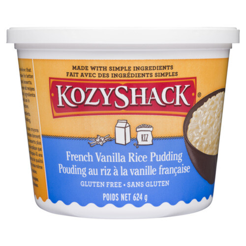 Kozy Shack Gluten-Free Rice Pudding French Vanilla 624 g