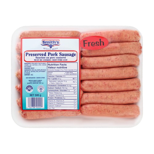 Smith's Preserved Pork Sausage 500 g