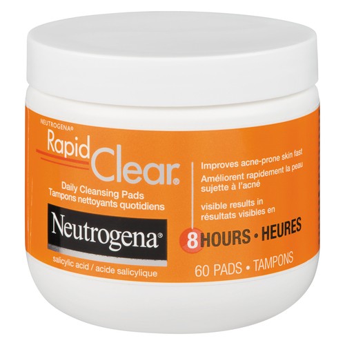 Neutrogena Rapid Clear Cleansing Pads Daily 60 Count