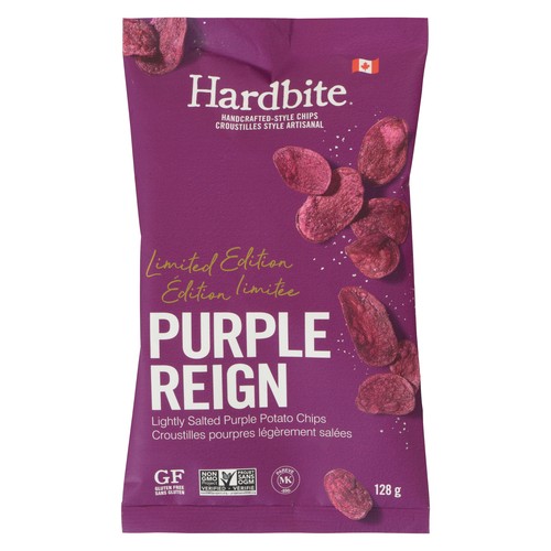 Hardbite Gluten-Free Potato Chips Purple Reign 128 g