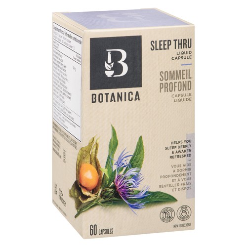Botanica Sleep Thru Liquid Capsule 60 Count