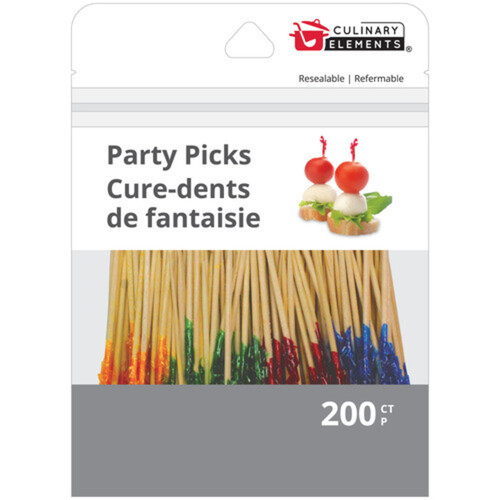 Culinary Elements Frilled Party Picks 200 EA