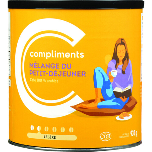 Compliments Ground Coffee Breakfast Blend 930 g