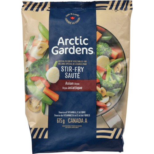 Arctic Gardens Frozen Stir-Fry Vegetable Mixes Asian Style 675 g