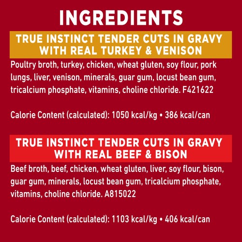 Purina ONE Wet Dog Food Tender Cuts in Gravy Variety Pack 6 x 368 g