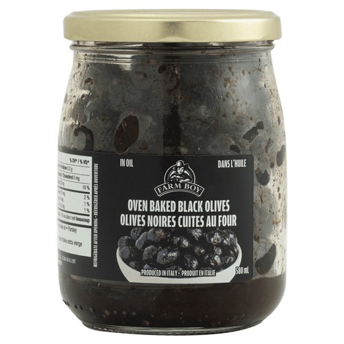 Farm Boy Oven Baked Olives Black 580 ml