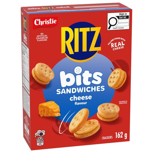 Ritz Cracker Bits Sandwiches Cheese Flavoured 162 g