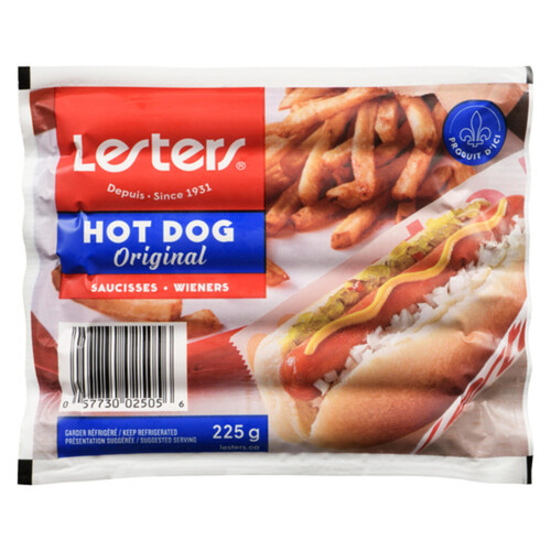 Lesters  Hot Dog Frankfurters Original 225 g