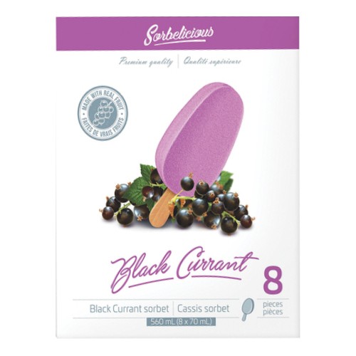 Sorbelicious Sorbet Black Currant 8 x 70 ml