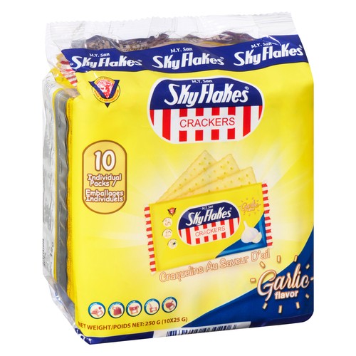 My San Crackers Garlic Skyflakes 250 g
