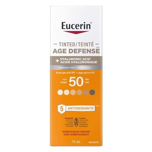 Eucerin Tinted Sunscreen SPF 50 Age Defense 75 ml