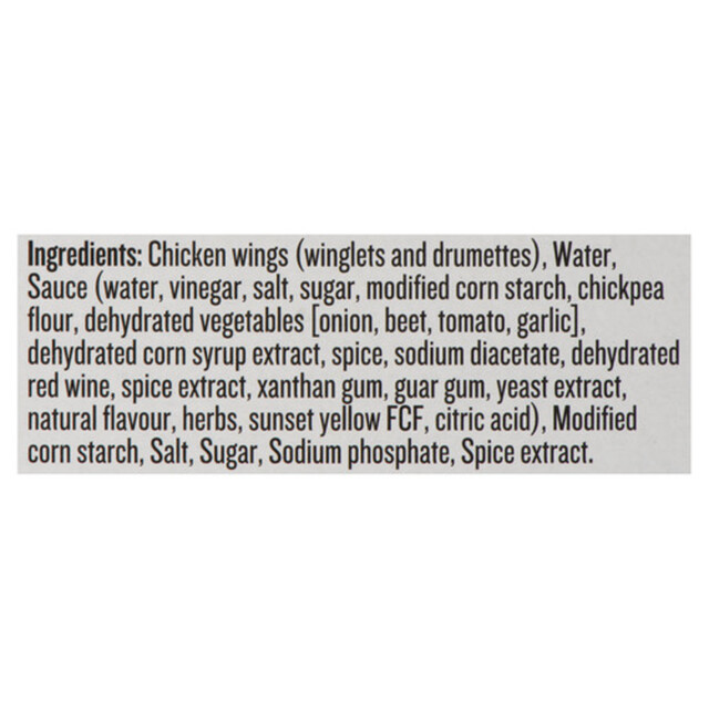 La Cage Frozen Chicken Wings Sport 911 550 g Voilà Online Groceries