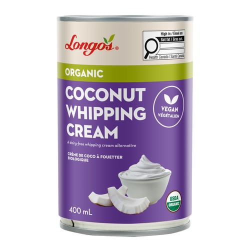 Longo's Organic Canned Coconut Whipping Cream 400 ml