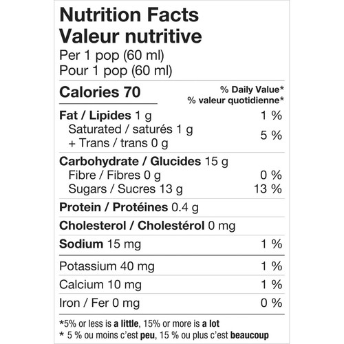 Nestle Parlour Frozen Dessert Bars Creamy Pops 12 Pack 720 ml