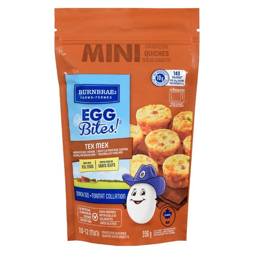 EggBites Mini Crustless Quiche Tex Mex 336 g (frozen)