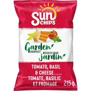 SunChips Garden Harvest Tomato Basil Cheese Snacks 215g