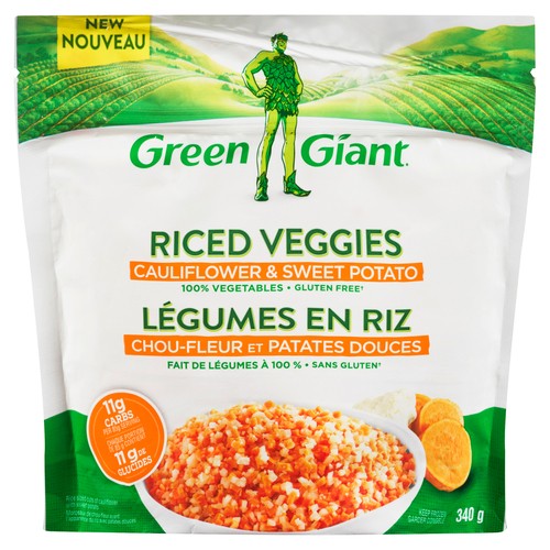 Green Giant Frozen Riced Veggies Cauliflower & Sweet Potato 340 g