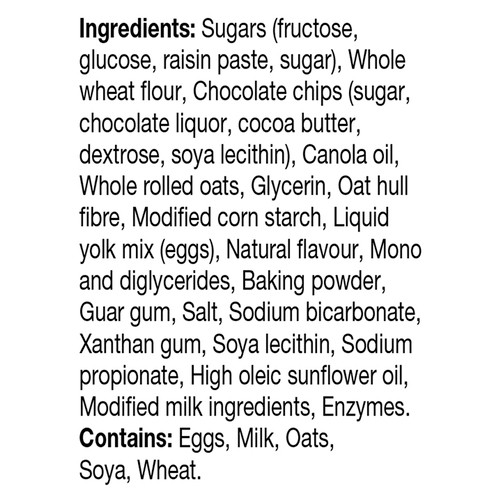 Muffin Max Muffin Bars Chocolate Chip 223 g