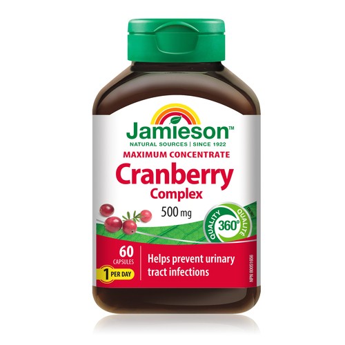 Jamieson Supplement Concentrated Cranberry Complex Capsules 60 Count
