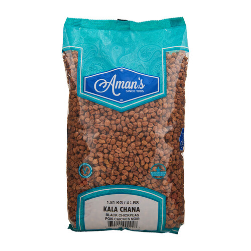 Aman's Kala Chana Black Chickpeas 1.81 kg