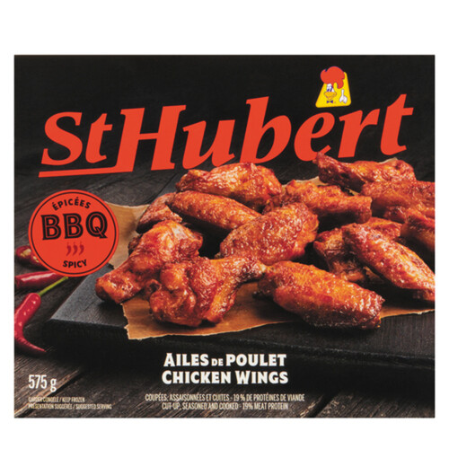 St-Hubert Frozen Chicken Wings Spicy BBQ 575 g