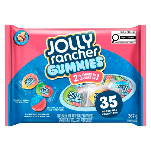 Jolly Rancher Gummies Candy 2 Flavours In 1 Assorted 367 g
