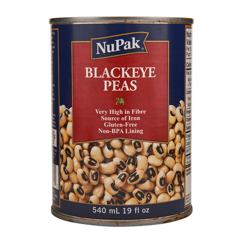 NuPak Blackeye Peas 540 ml