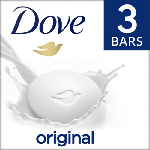 Dove Beauty Bar White For Healthy-Looking Skin 3 x 106 g 