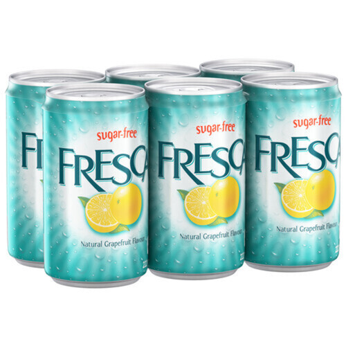 Fresca Soft Drink Natural Grapefruit 6 x 222 ml (cans)