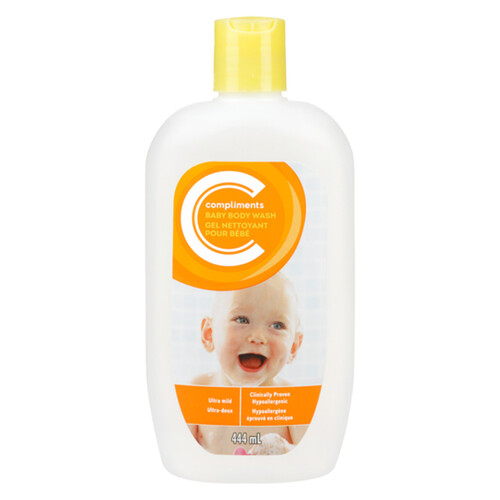 Compliments Baby Body Wash Ultra Mild 444 ml