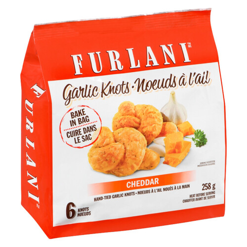 Furlani Garlic Knots Cheddar 258 g (frozen)