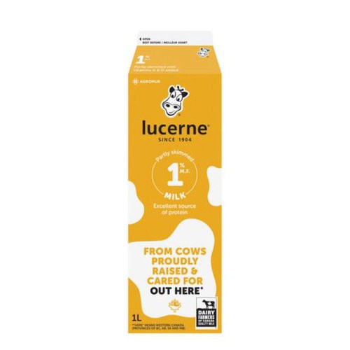 Lucerne 1% Milk 1 L