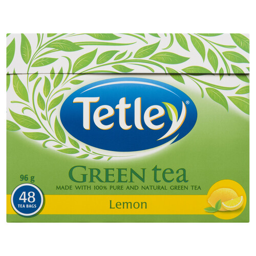 Tetley Green Tea With Lemon 48 Tea Bags