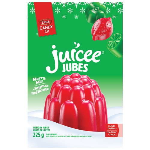 Dare Juicee Jubes Festive Candy Merry Mix 225 g