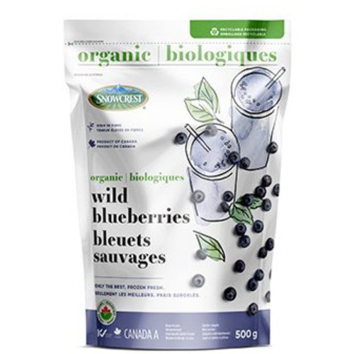 Snowcrest Organic Frozen Wild Blueberries 500 g