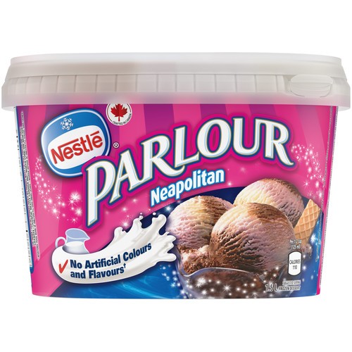 Nestlé Parlour Frozen Dessert Neapolitan 1.5 L