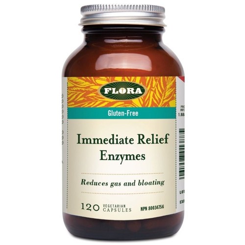 Flora Immediate Relief Digestive Enzymes 60 EA