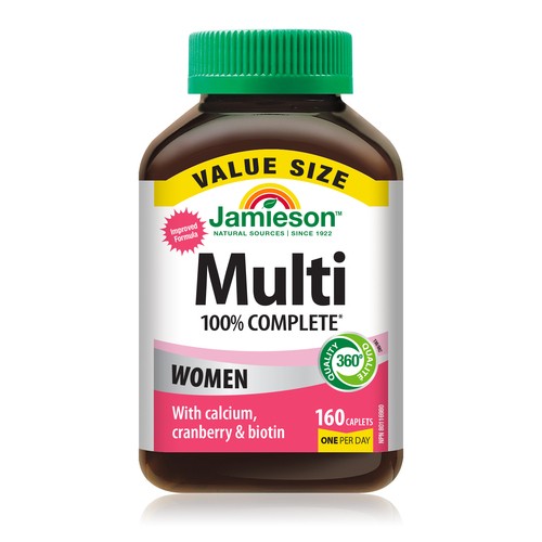 Jamieson 100% Complete Multivitamins Women 160 Count