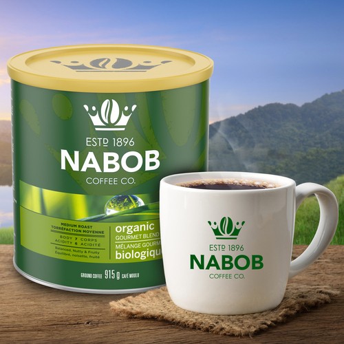 Nabob Organic Ground Coffee Gourmet Blend 915 g