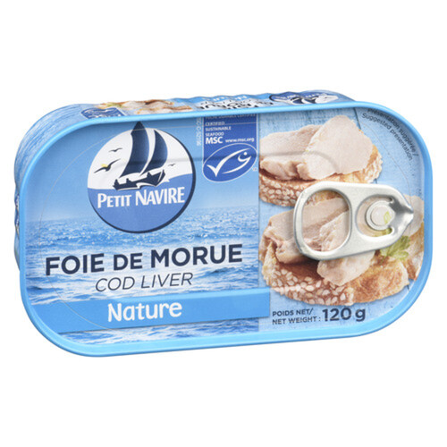 Petit Navire Cod Liver 120 g