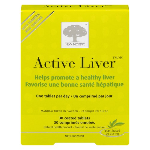 New Nordic Liver Health Supplements Coated Tablets 30 Count