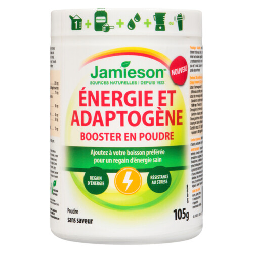 Jamieson Nutritional Supplements Energy & Adaptogen Booster Powder 105