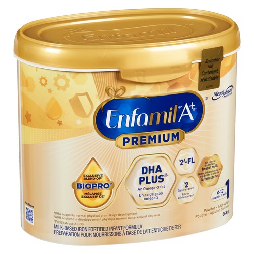 Enfamil A + Premium Baby Formula Powder Tub 663 g
