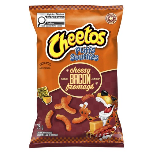 Cheetos Puffs Snack Cheesy Bacon 75 g