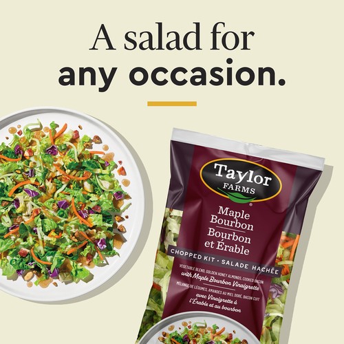 Taylor Farms Chopped Salad Kit Maple Bourbon Bacon 315 g