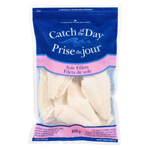 Catch Of The Day Frozen Sole Fillets 800 g