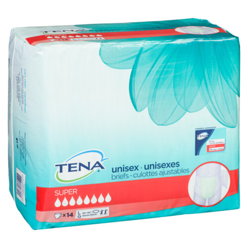 Tena Disposable Briefs Super Large 14 EA