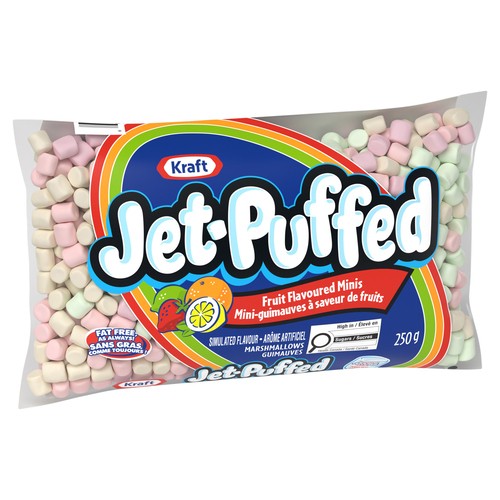 Jet-Puffed Mini Marshmallows Fruit Flavoured 250 g